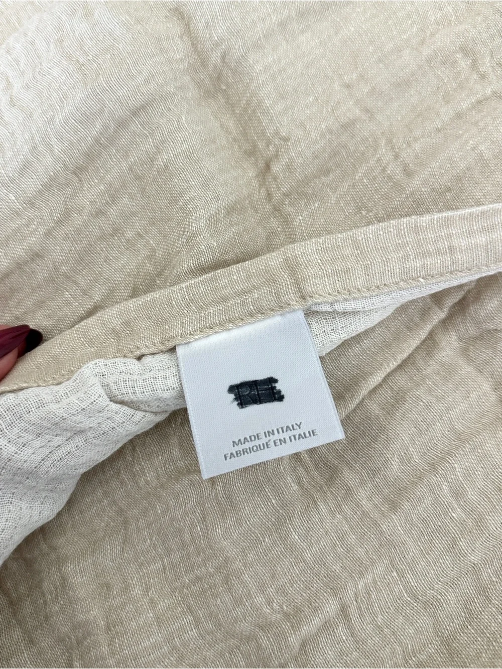 LAST CHANCE 🤍 Restoration Hardware Crinkled Linen-Cotton Euro Shams